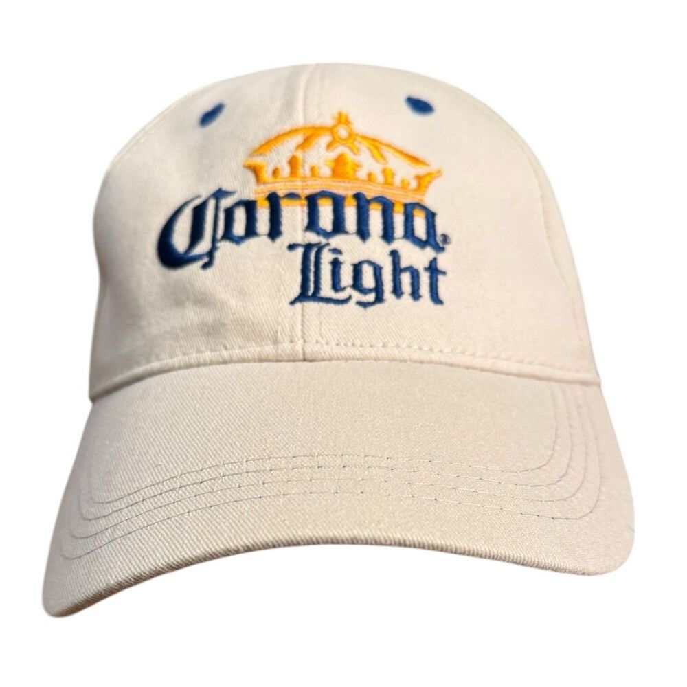 CORONA LIGHT MENS STRAPBACK ADJUSTABLE TAN HAT‎ CAP B18G